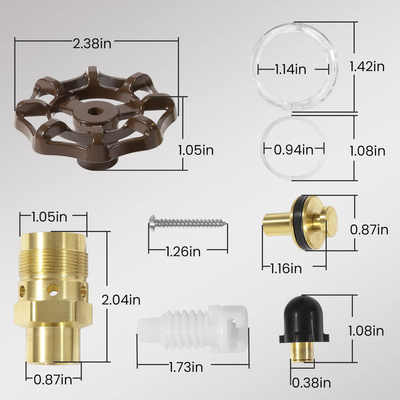 RK-25 Repair Kit For Woodford Model 20 25 27 Repair Kit Outdoor Wall Faucet Repair Kit with Handle