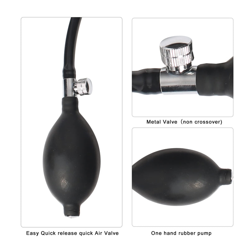 Air Wedge Bag 2pcs, Inflatable Air Shim with Pry Bars, Commercial Grade Air Wedge Pump Kit 001