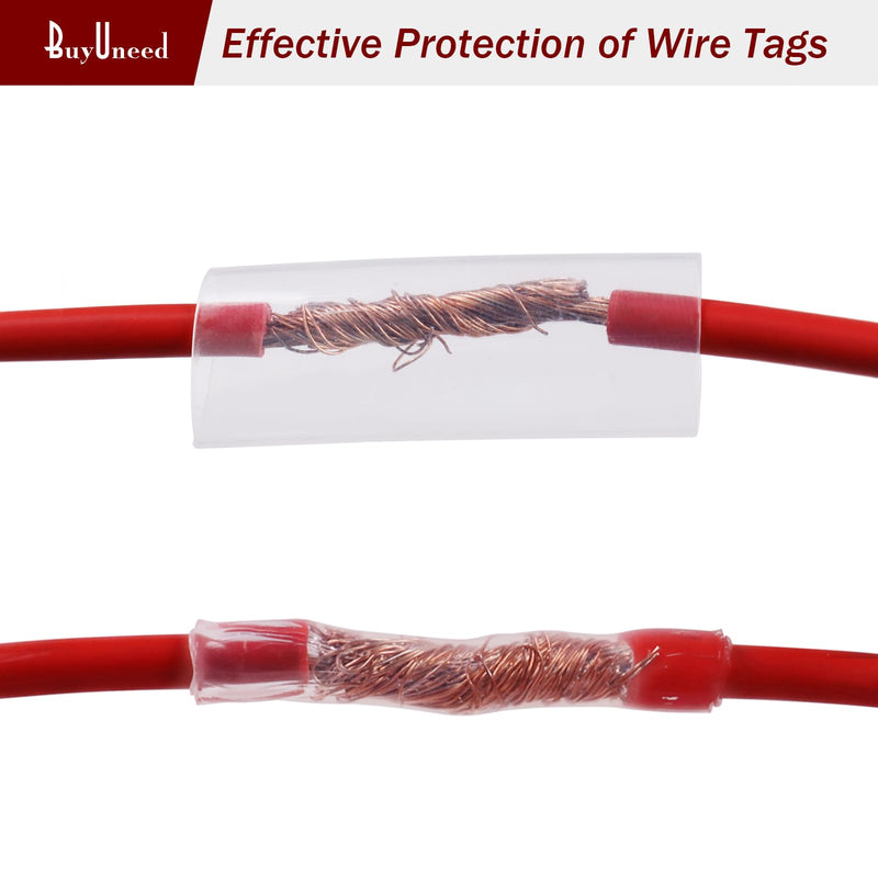 Clear Heat Shrink Tubing 4:1 Adhesive Glue Lined Marine Grade Waterproof Seal Wire Shrink Wrap Tube Dual Wall Insulation (1/4"-18Feet) 1/4"-18Feet