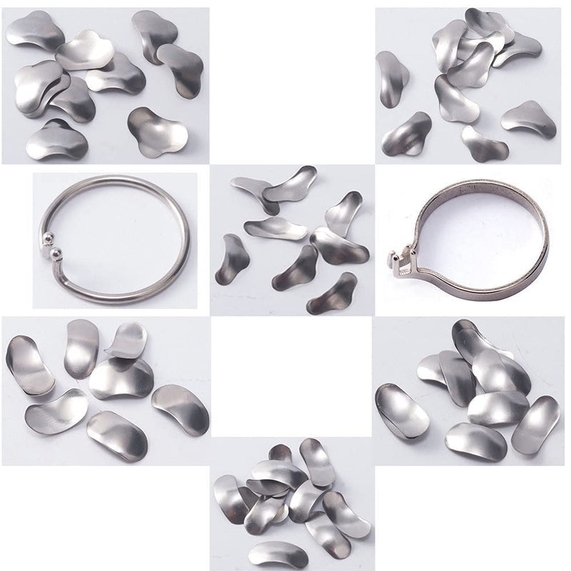 Dental Metal Matrices Sectional Contoured Matrix Refill Matrix System soft band S/M/L 50Pcs (Large) Large