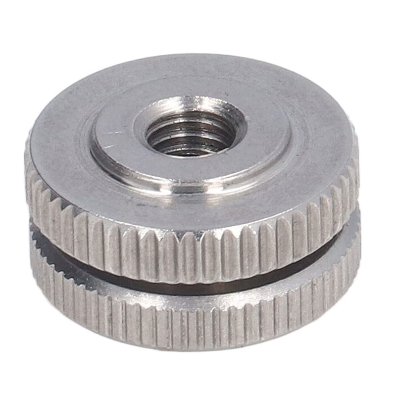 Knurled Thumb Nut 304 Stainless Steel Knurled Flat Head Through Hole Handle Nut Tightening Nut Knurled Knob(M6) M6