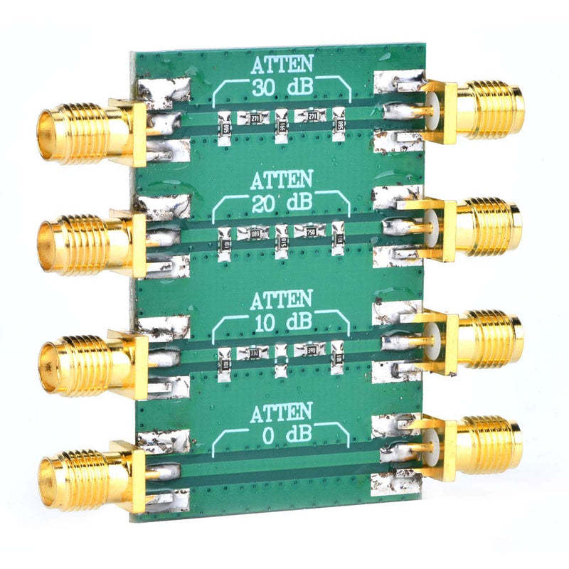 AUNMAS Dc 4.0Ghz Fixed Attenuator, SMA Attenuator Set Attenuator SMA Double Female Head Radio Frequency Attenuator 50Ω