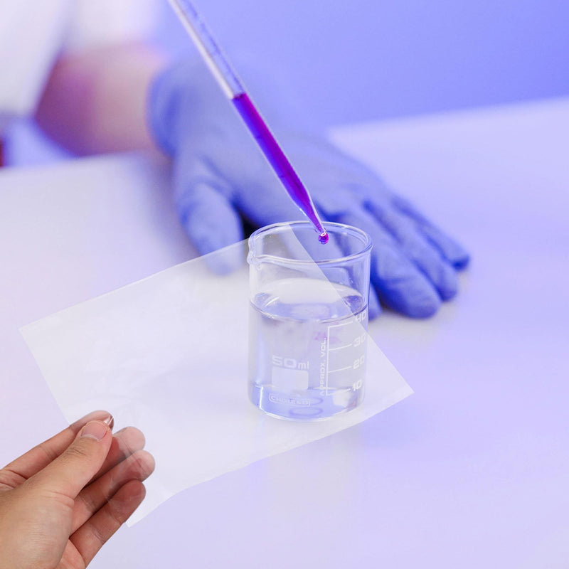 Abaodam 10 Sheets Semipermeable Membrane Teaching Aid Membrane Demonstrations Science Lab Supplies Membrane Materials for Students Science Supplies Cellophane Transparent