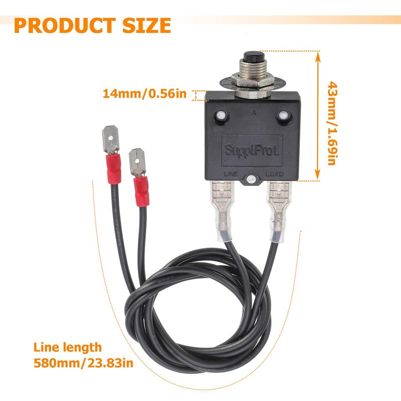 3 AMP 5 AMP Fuse Saver HVAC Circuit Tester Fuse Tester for Circuit Breaker Rated 32V DC & 125/250V AC