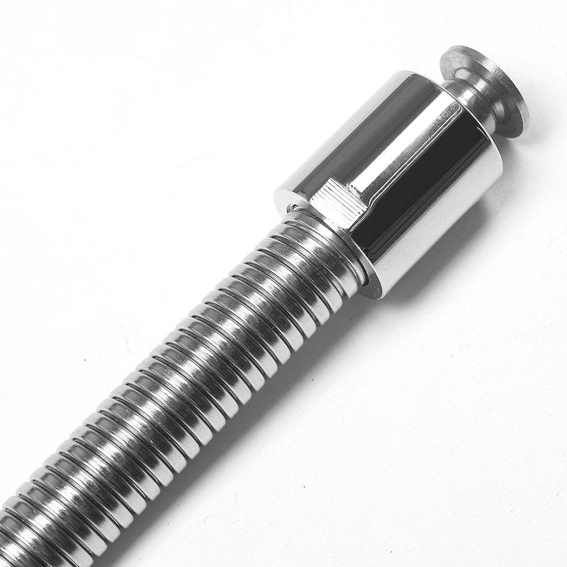 CWM Stainless Steel Hose Flexible Metal 18.5 Inch for Commercial Pre Rinse Kitchen Sink Faucets Flexible Hose Replacement (47CM 1.54ft)