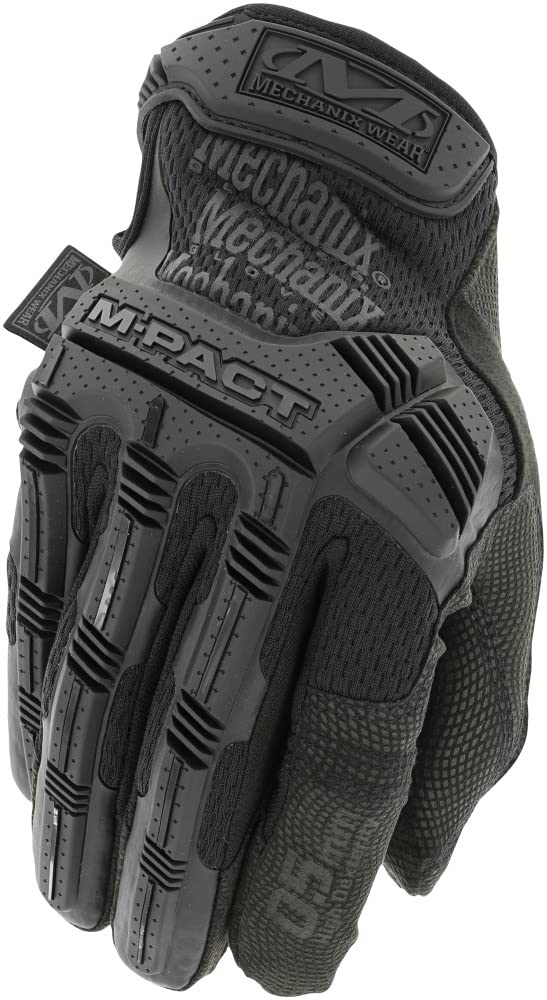 Mechanix Wear M-Pact 0.5mm Tactical Impact Resistant Gloves - High Performance Durable Ergonomic Work Gloves - TAA Compliant & Touchscreen Capable - Medium - Covert Black