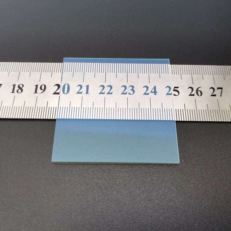 ITO （Indium tin Oxide）Coated Conductive Glass Slides 50×50mm Resistance 7 ohm/sq (8 Pcs) 50mm×50mm 8