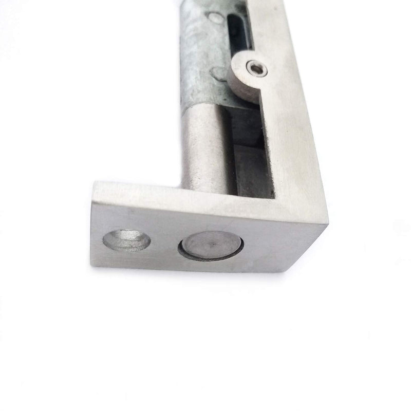 TOGU 6" Solid Lever Action Flush Bolt,Concealed Security Door Lock For Composite Doors,French Doors,Wood Doors,Double Doors,Dummy Doors,Brushed Nickel