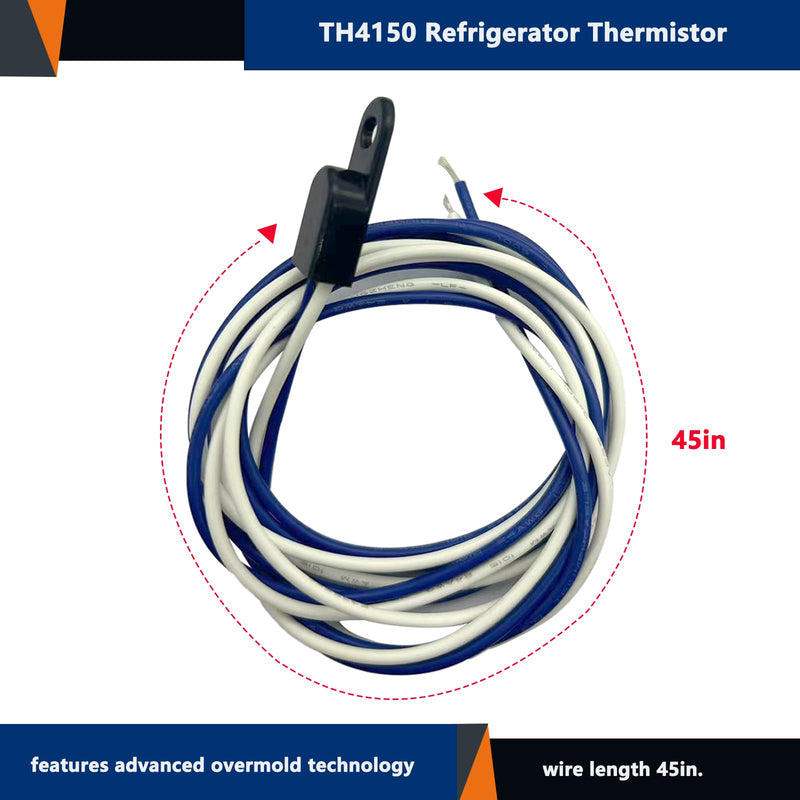 4204150 Refrigerator Thermistor Temperature Sensor Replacement 4204150 Thermistor For Freezer Refrigerator Thermistors TH4150 4204150S 3014350