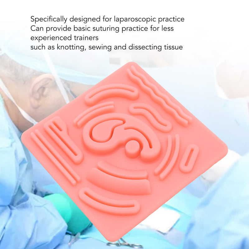 3D Laparoscopic Suture, Silicone Laparoscopic Suture Simulation Pad, for Nurse Doctor Student Teaching Suture Training