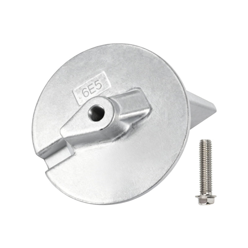 6E5-45371-01 Boat Motor Trim Tab Anode with Bolt for Yamaha 115HP-225HP 2/4-Stroke Outboard Models for GLM 12744 for Tecnoseal 01103, Replace for Sierra 18-6097 Marine Engine 6E5-45371-01