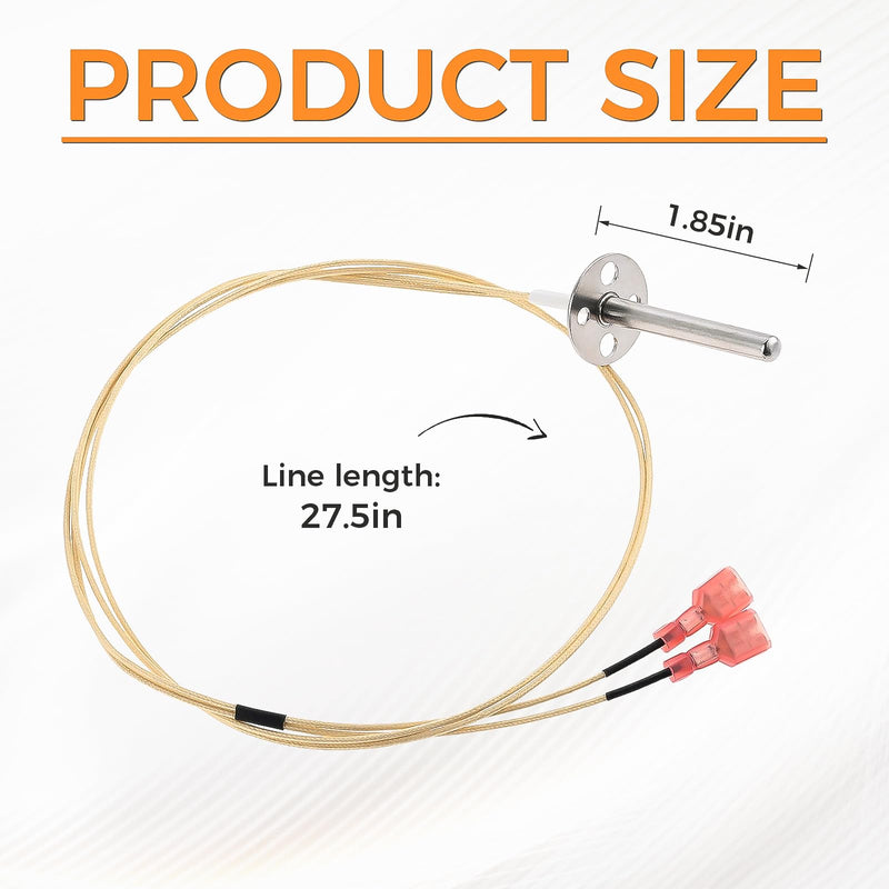 Replacement Temperature Probe Sensor Compatible with Bullseye RT-B380 RT-B380X Wood Pellet Grill