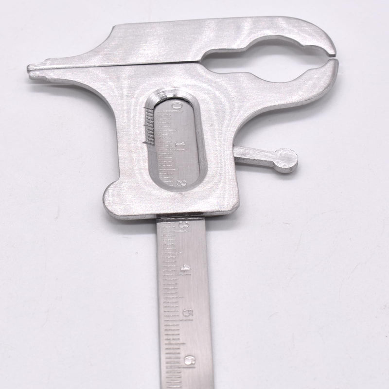 1 Pack Dental Vernier Caliper, Dental orthodontic Stainless Steel Measuring Ruler for Outer Diameter,Inner Diameter,Depth and Width Measurements,100mm/3.9Inch