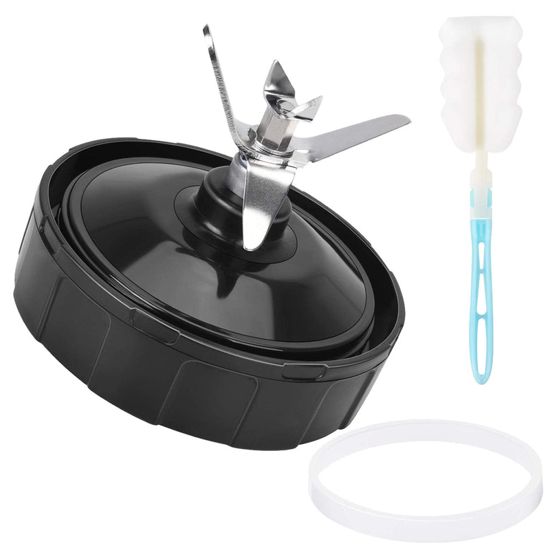 7 Fins Blender Blade Replacement Parts Compatible with Ninja Blender Top Lid Accessories for Ninja Auto iQ BL682-30 BL642-30 BL450-30 BL482-30 BL687CO-30 ect. Black 1