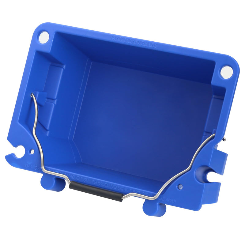 AC52-UB Ladder Bucket Ladder Accessories for Werner Ladder, Ladder Tool Holder Blue Ac52-ub