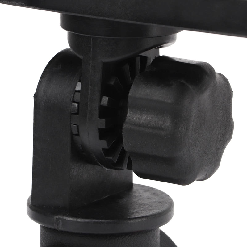 Fish Finder Mount Base, 360° Rotating Fish Finder Holder, Removable Adjustable Boat Fish Finder Electronic Mount, Stable Fish Finder Bracket for Canoe Kayak C Size Ball Adapters