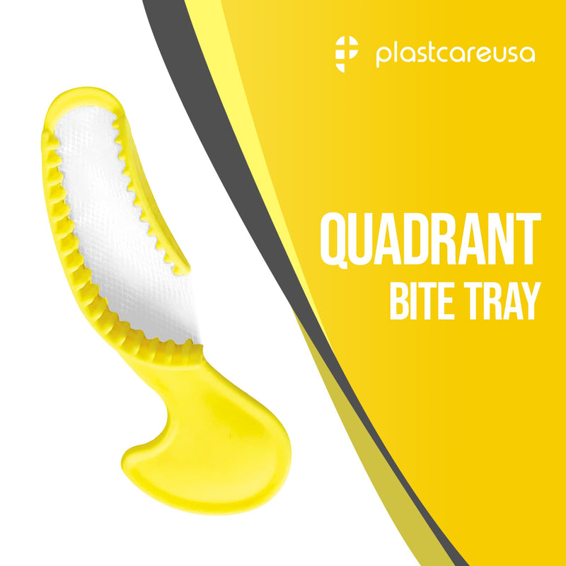 35 Quadrant Dental Bite Registration Impression Trays, 1 Box of 35 Bite Trays