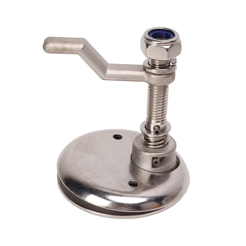 Acouto Boat Cam, Marine 316 Stainless Steel Flush Pull Hatch, Adjustable Floor Buckle Hatch with Back Plate Mirror Polished for Marine Ship Yacht