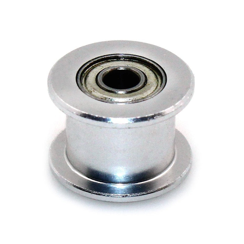 GT2 16 Toothless Bore 3mm Aluminum Timing Belt Idler Pulley for 6mm Width Timing Belt 3D Printers (10pcs) 16Toothless 3mm Bore