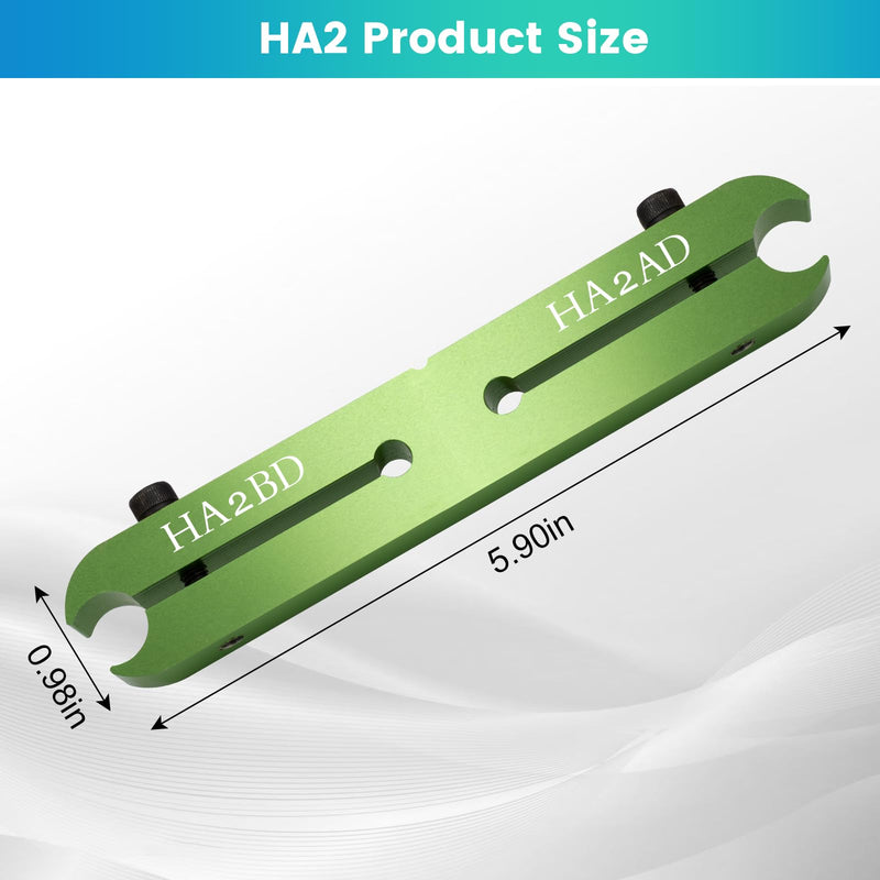 HA2 Door Hinge Adjustment Tool for Residential Hinges, Door Hinge Tool for Fixing Sagging Door, Double Sided Residential Repair Tool in Smaller Residential Sizes HA2