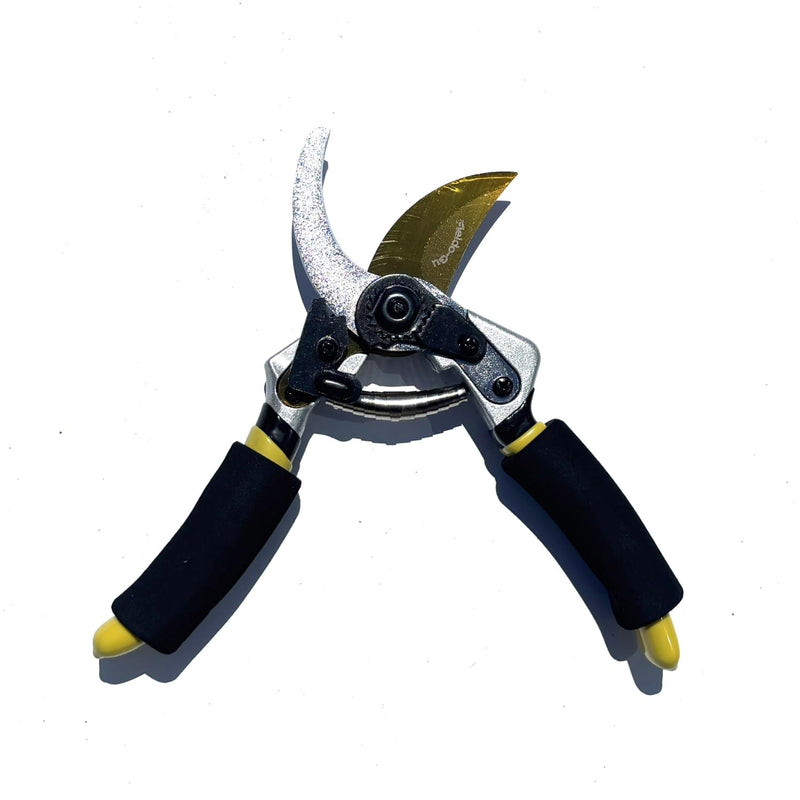 Bypass Pruning Shears Pro α 8" with SK-85 Japanese Standard Steel Blades, 3/4" Cut Capacity, Heavy Duty Gardening Hand Tools