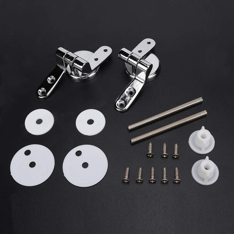 Zinc Alloy Toilet Lid Fixings, Toilet Seat Hinges Replacement Parts Hinges Repair Replacement Kit Tools Set