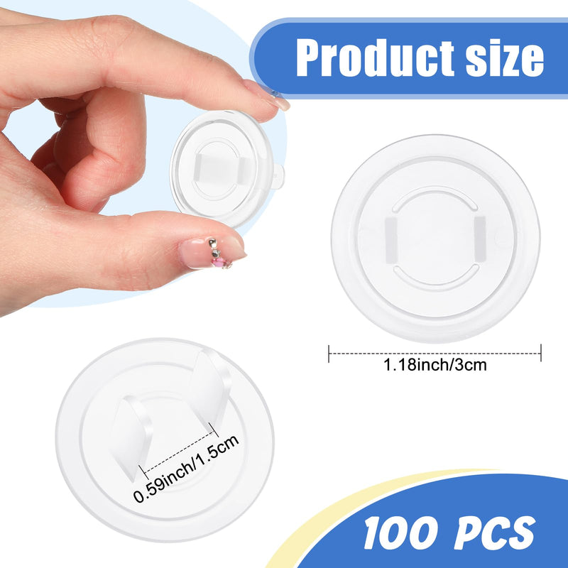 Thyle 100 Pcs Outlet Covers Bulk Child Baby Proofing Proof Plug Covers for Electrical Outlets Easy Install Socket Sturdy Safe Secure Baby Proofing Kit for Home Office Bulk(2 Prong) 2 Prong