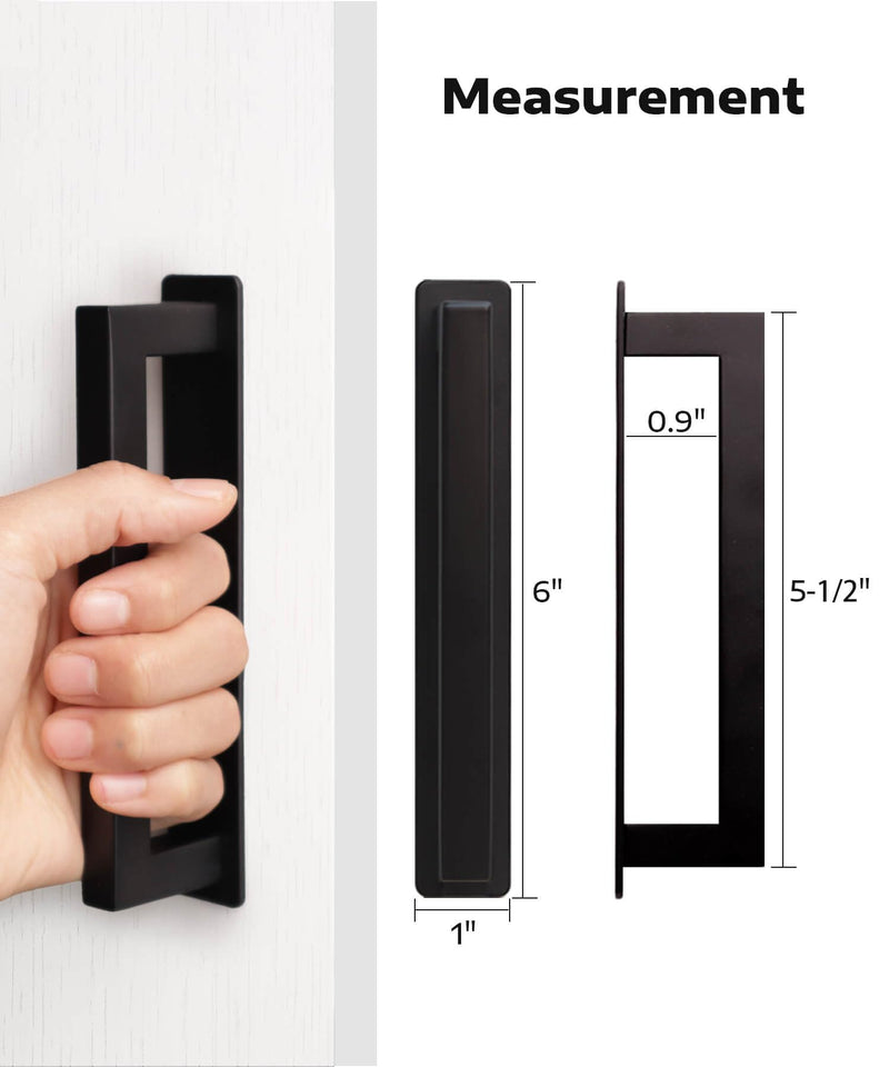 2-Pack Adhesive Cabinet Handles Stick On Handle Self Stick Drawer Pulls No Drill Cabinet Pulls for Cabinet Closet Glass Sliding Shower Door Handle - 6", Black 2 Overall Length 6"