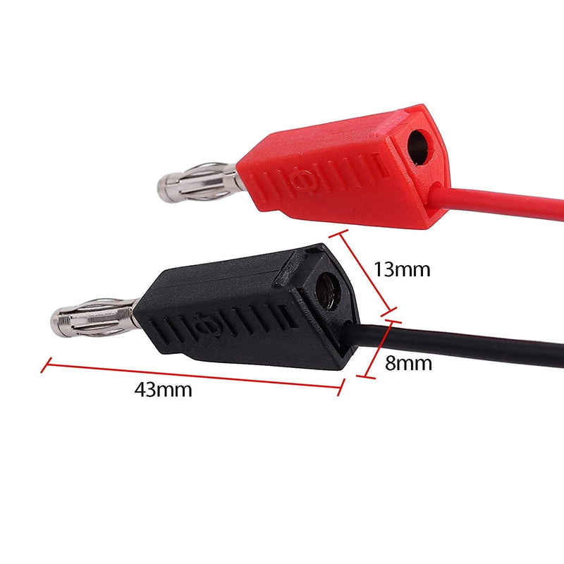 Universal Oscilloscope Probe Kit, 100MHz Oscilloscope Clip Probes with BNC to Minigrabber Test Lead Kit