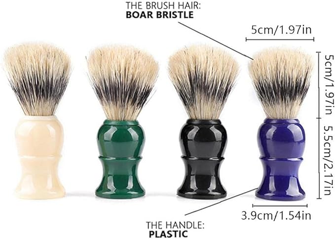 Hair Shaving Brush Handle Bristle Brush Neck - Loop - Brush - White - Beauty Care Practical and Fashion - NewNest Australia
