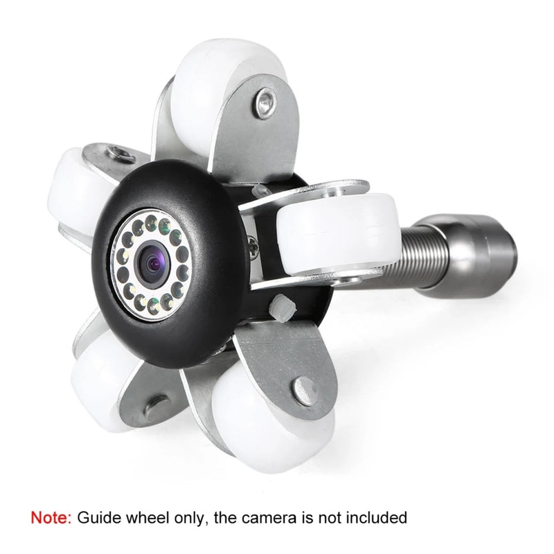 23MM Sewer Camera Roller Guide Wheels,90mm/3.5'' Skid Protective Cover with Pulleys for 0.9'' Pipe Drain Duct Inspection Camera,JQKJCAM Plumbing Borescope Camera Accessories/Parts