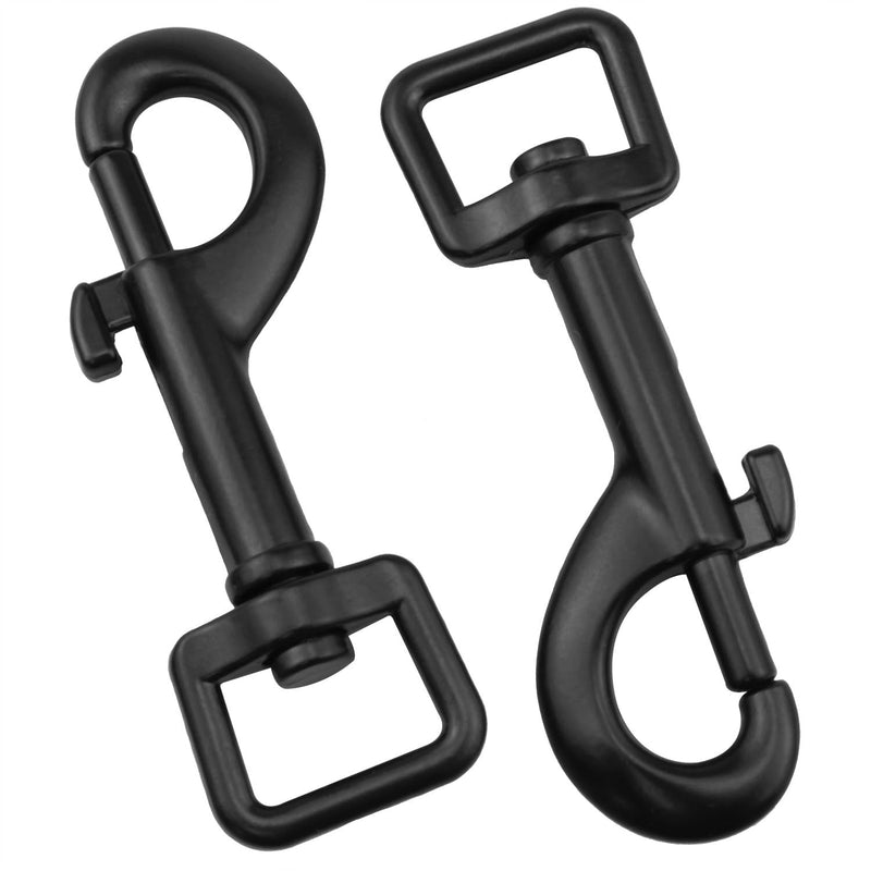 Swivel Snap Hooks Black Swivel Snap Hooks Trigger Snaps Dog Leash Hook Swivel Clip 4PCS