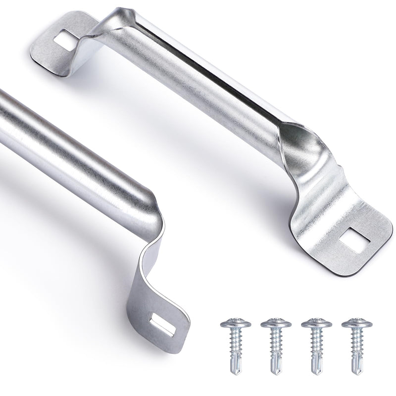 SIHAI 10 Packs Garage Door Lift Handle, Heavy Duty Galvanized Roll Grip for Lift Handle Replacement (10 Pack, 6.5" L) Square corner-6.5" ( 10 Pack )