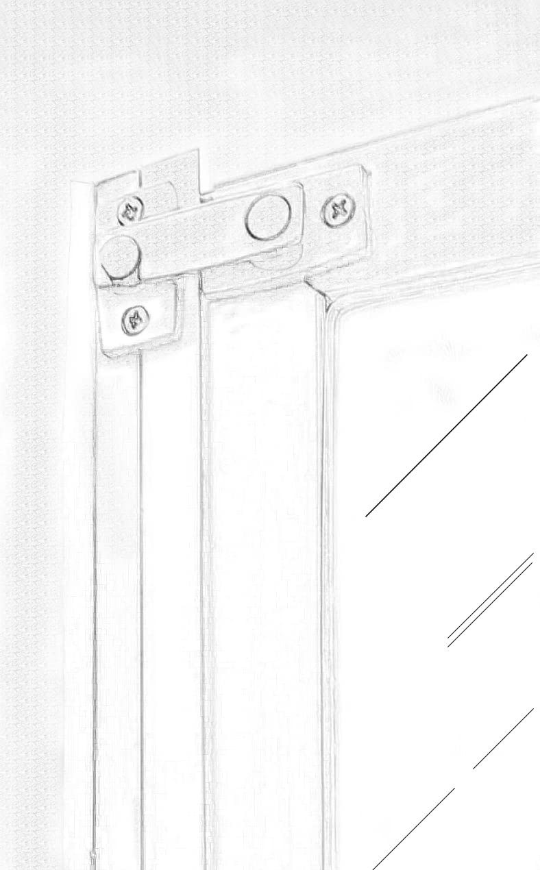 QCAA Solid Brass Shutter Bar/Door Latch, 7/8" x 2-3/32", Polish Brass, 1 Pack, Made in Taiwan Polished Brass