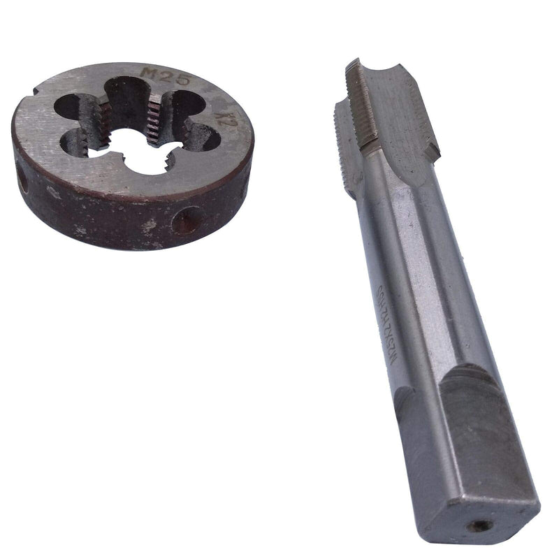 HSS M25 x 2mm Tap and M 25 x 2.0mm Die Metric Thread R ight Hand