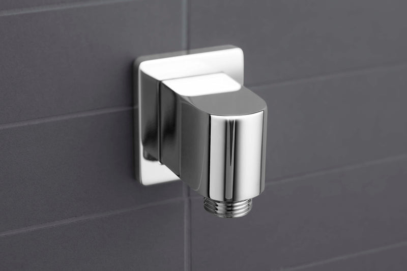 KOHLER 98350-2MB Awaken Wall-Mount Supply Elbow, Use with Handshower and Hose, Corrosion Resistant, Vibrant Brushed Moderne Brass