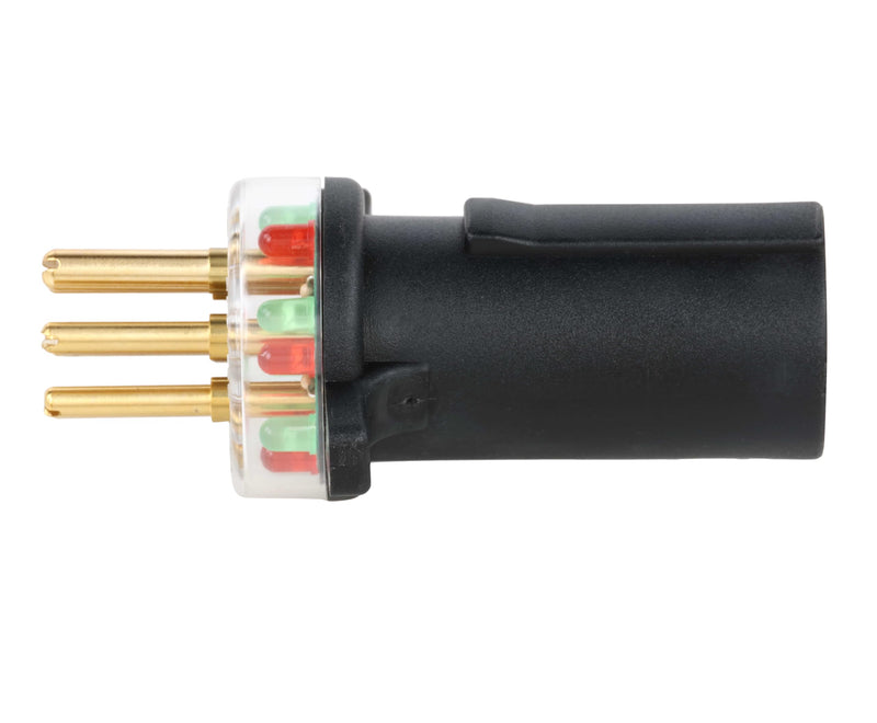 Innovative Products of America (7865L) 7-Way Round Pin Tractor Trailer Circuit Chaser™ for Testing Turn Signals, Hazard Lights, Brake Lights and More Circuit Tester