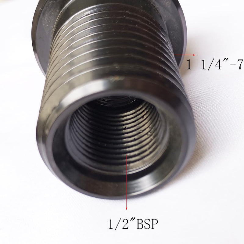 Core Drill Bits Shaft Adapter for Conversion Thread (Male:1 1/4"-7(1/2 B SP), Female:1/2" BSP) Male:1 1/4"-7(1/2 BSP), Female:1/2 BSP