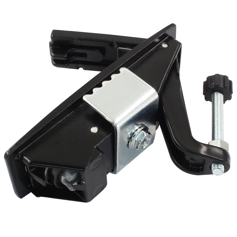 2 Pcs Compression Latch Lock, Zinc Alloy Trigger Latch Lock Adjustable Lever Hand Operated Compression Latch with Raised Trigger, with Keys(Black) Black