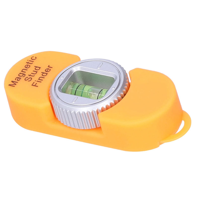 Hilitand Stud Detector, Magnetic Stud Finder with Level, Easy Marking, No Batteries Required, for Steel Nails Screws, Wood Studs, Remodeling, New Construction, DIY Projects(Orange)