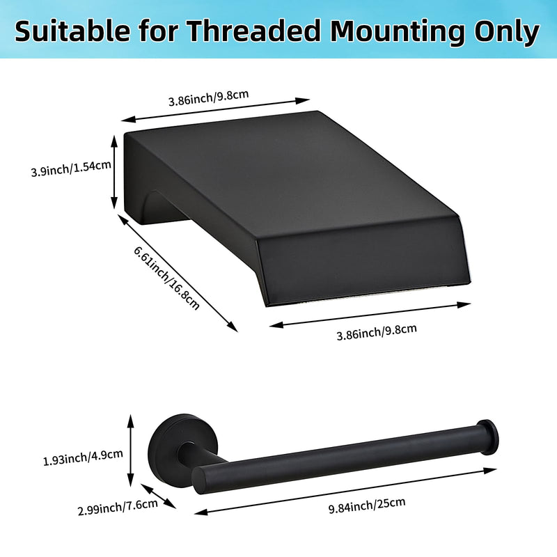 AITANI Wall Mount Waterfall Tub Spout, Bathtub Shower Faucet for Bathroom, High Flow Bathtub Cascade Waterfall Spout Fixtures Bathroom Bathtub Faucets, Matte Black Black 1