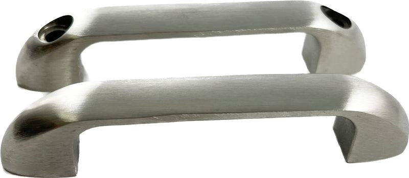 Harris Hardware 15499-B Cast Stainless Steel Dual Sided Pull Set, 2 Pulls and Fasteners for 1 in. Door