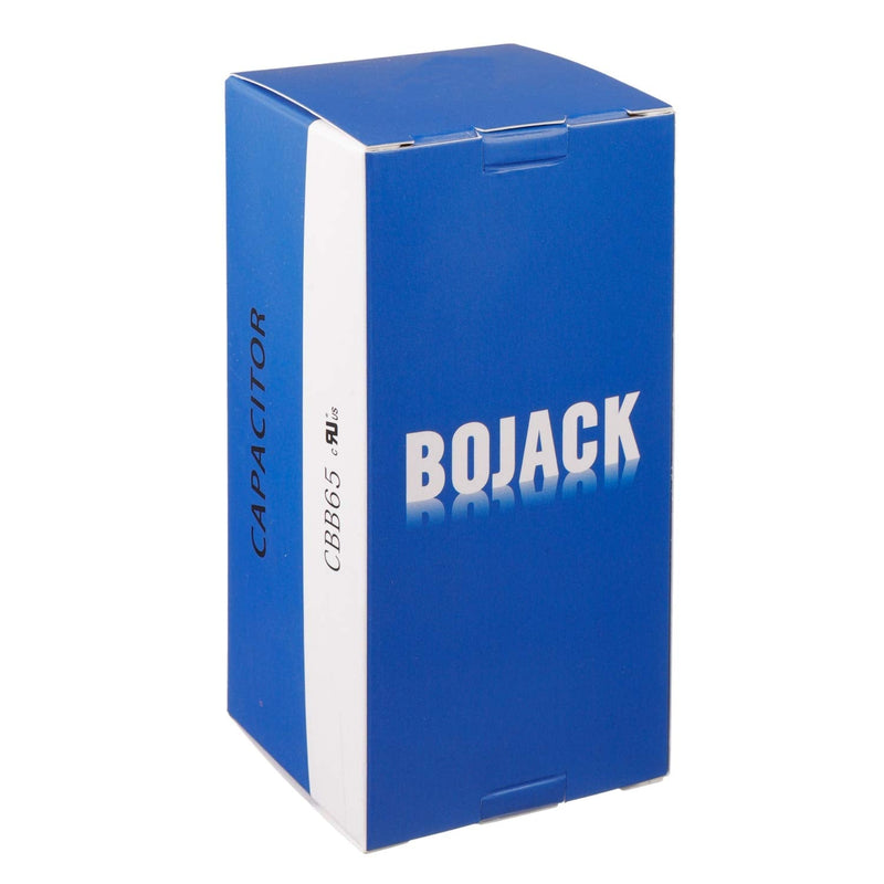 BOJACK 80 uF ±5% 80 MFD 370/450 V CBB65 Round Run Start Capacitor for AC Motor Run or Fan Start and Cool or Heat Pump Air Conditione