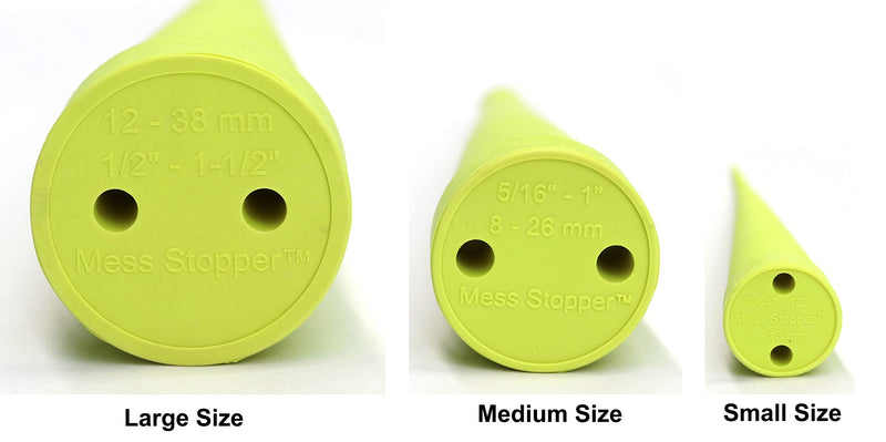 Universal Rubber Plugs and Caps for Hydraulic Oil Hoses and Fittings to Prevent Leaks, 2 Large, 2 Medium, 4 Small Size