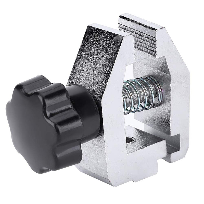 Jaw Clamp, SJJ-01 Stainless Steel Jaw Clamp Thrust Tension Meter Clamp Micrometer Fixture 500N High Loading Capacity for Testing The Tensile Destructive Force Insertion Extraction