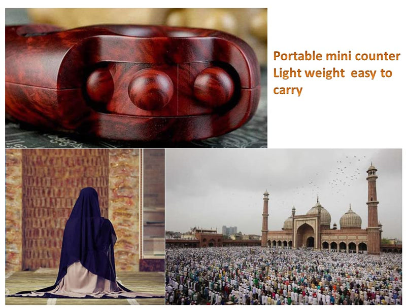 1Pieces Digital Counter Buddha Beads Counter,LCD Digital Display Counter,Buddha Beads Digital Finger Counter,Portable Mini Chanting,for Prayer,Buddhist Meditation, Relaxation,Active Fingers