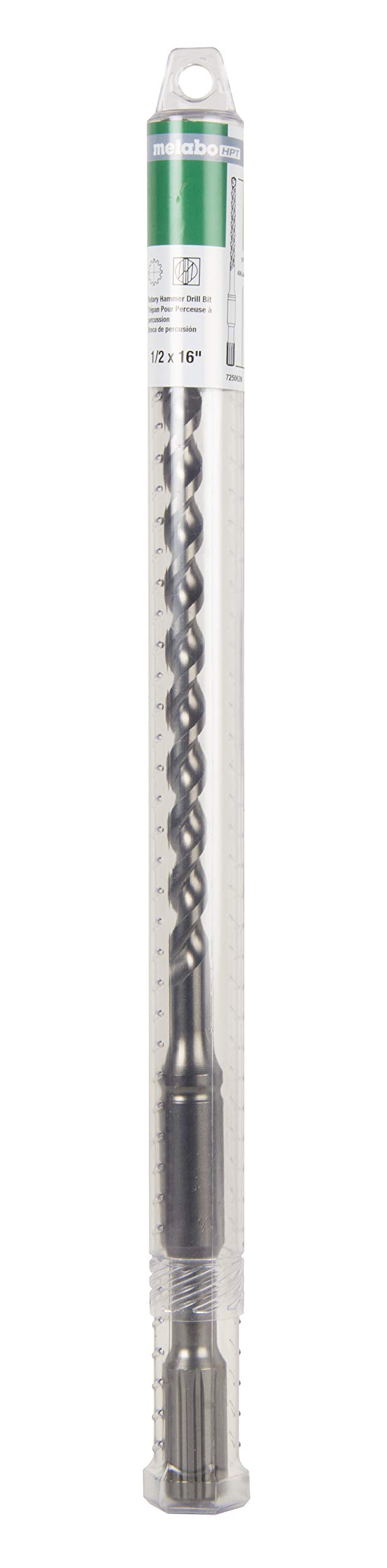 Metabo HPT 725062M Spline 1/2" x 11" x 16" Hammer Bit 2 Cutter