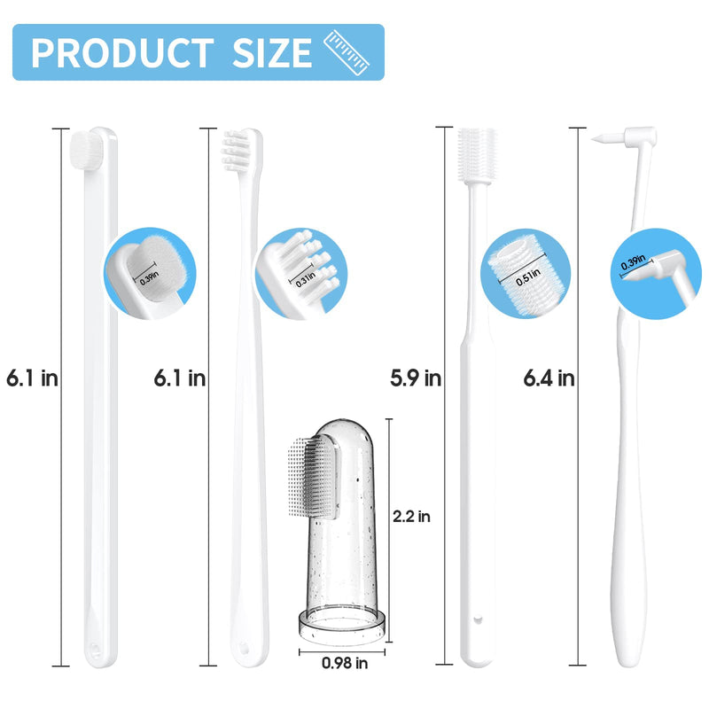 6% nHA Pet Dual-Enzymatic Toothpaste + Small Dog Toothbrush Kit,Puppy Tooth Brushing Kit