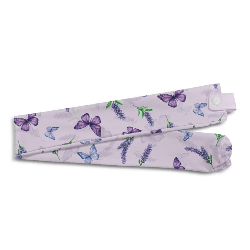 Rnyleeg Purple Stethoscope Cover Scrunchie for Women Butterfly Lavender Stethoscope Sleeve for Nurses Doctors Universal Medical Stethoscope Accessories for Work