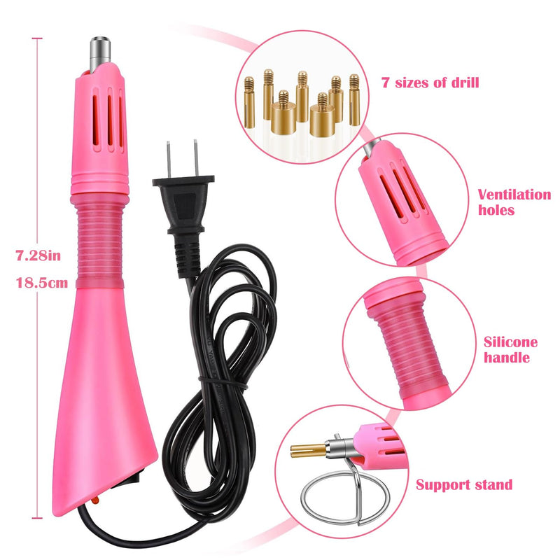 Hotfix Rhinestones Bedazzling Kit,Iron-on Hot Fix Applicator Setter Tool with Rhinestones,Hot Fixed Wand for Clothes Clothing Fabric Crafts,Crystal Crystal-Craystal AB